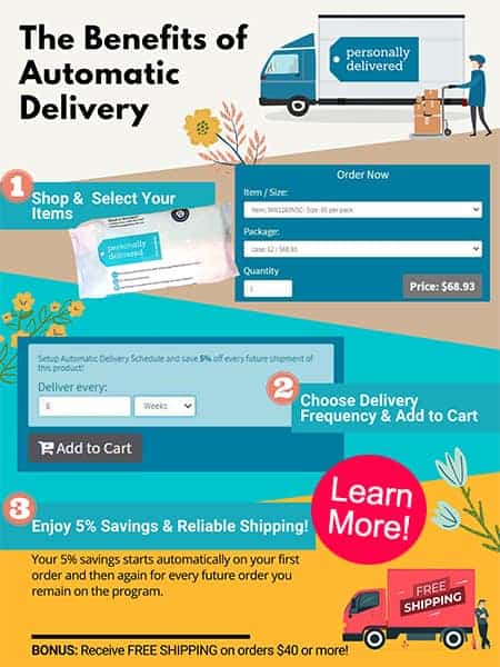 click to learn more about our Automatic Delivery Program to save time and money